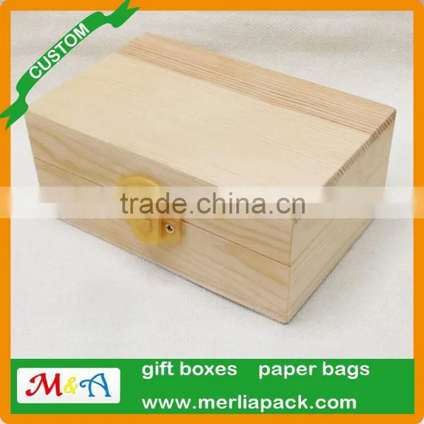 Plastic Clasp Latches Treasure Chest Wooden Coin Box Hard Wood Money Bank Piggy Bank Box