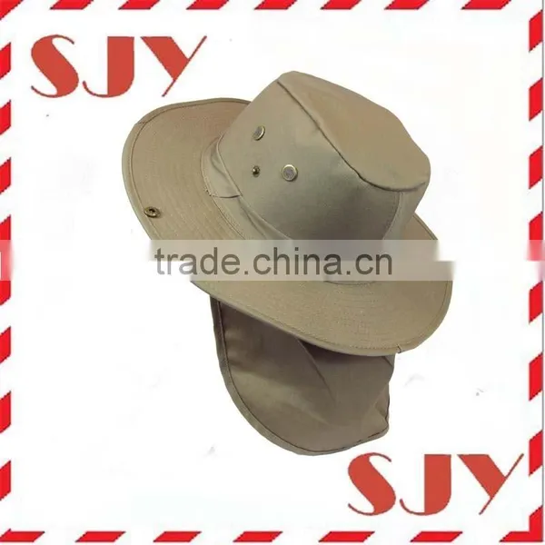 Bucket Flap Hat Wholesale Safari Bucket Hat With Flap Neck Cover photo-2