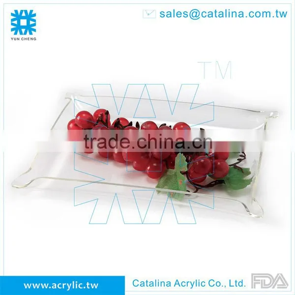 Hot Sale Plastic Wedding Food Cake Fruit Serving Tray