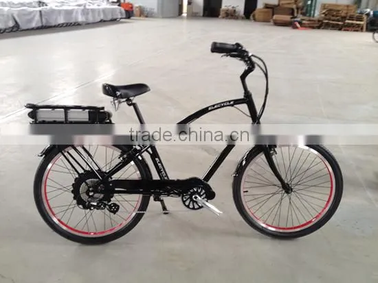 36V500W Rear Powered Beach Cruiser Electric Bike With Battery for Sale Man Type photo-3