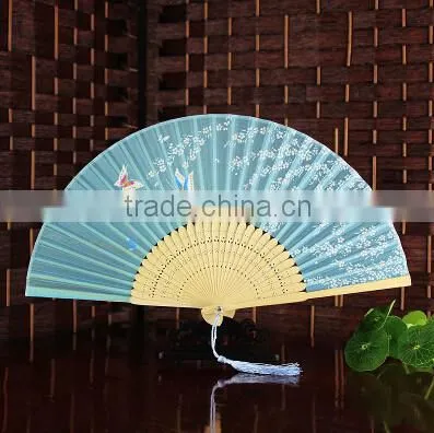 Perfect Party Farvor Flower Floral Hand Fan for Wedding Party Decor Gifts photo-4