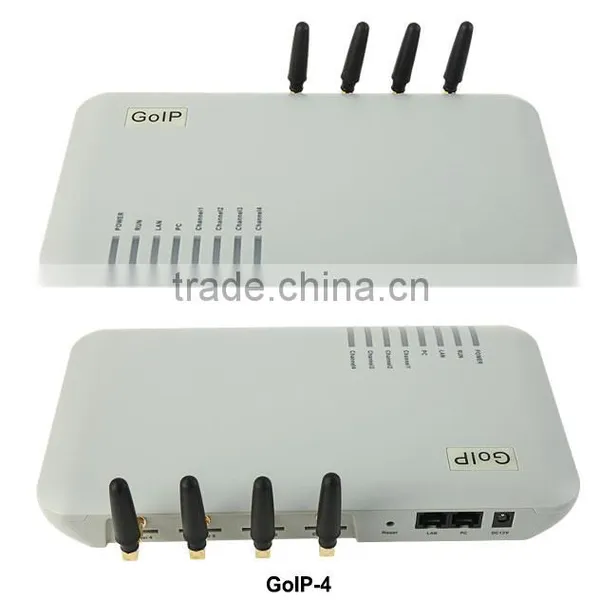 Wholesale and Retail 4 Channels Gsm Voip Gateway, Goip 4 Voip Gateway