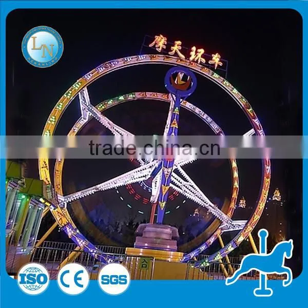 Outdoor Game Machine! Chinese Amusement Swing Car Rides Park Rides Ferris Ring Car photo-5
