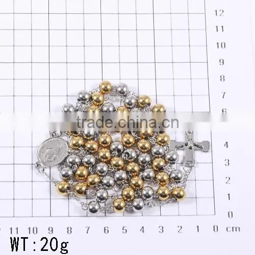 China Biggest Wholesale Fashionable Dither Beads Cross Pendant Charming Necklace photo-4