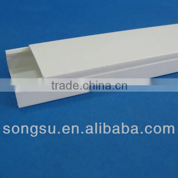 High Quality PVC Cable Trunking Wiring Casings 40x30mm