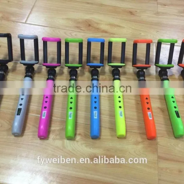 All-in-one Poldable Built in Bluetooth Selfie Stick One Piece Selfie Monopod, Selfie Stick photo-2
