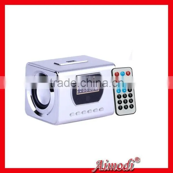 Full Metal Remote Control Speaker, Mini Portable Digital Speaker With Line in Function photo-4