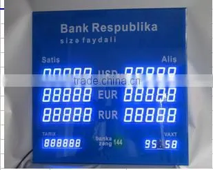 High Brightness 2016 Hot Currency Rate Board photo-3