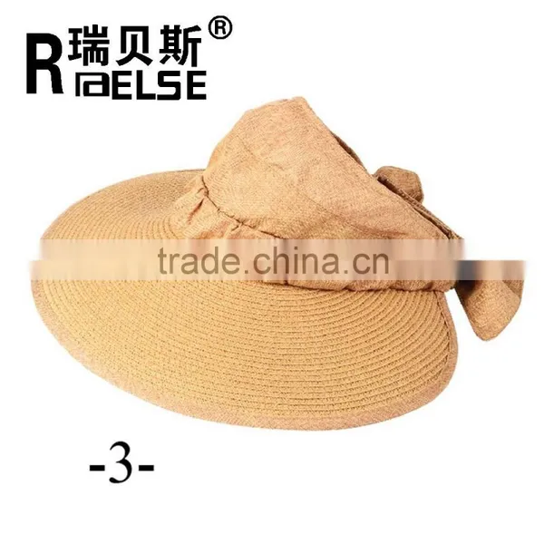 Fashion Girl Hats Wholesale Visor Hat Paper Straw Hat