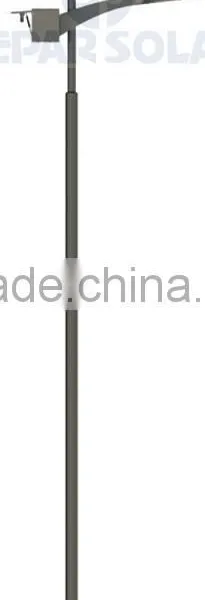 24W Solar Street Light 5m Pole- ANAMBRA Series Single Arm Round Design New Product photo-2