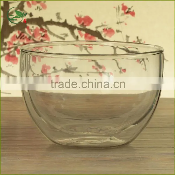 Good Heat Dissipation Matcha Bowl Chawan Double Wall Glass Bowl photo-2