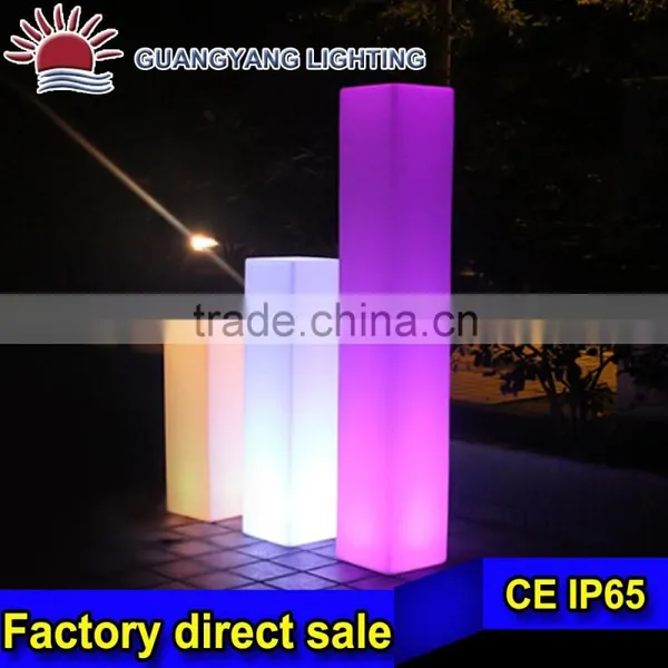 Unique PE Square Column Led Lamp Light Covers photo-2