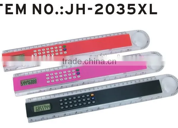 Stationery 15cm 8 Digit Ruler Calculator For School Promotion photo-2