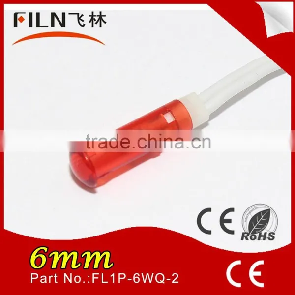 2015 FILN Plastic 6mm 220v Neon Led Mi-bulb Red Garage Parking Indicator photo-2