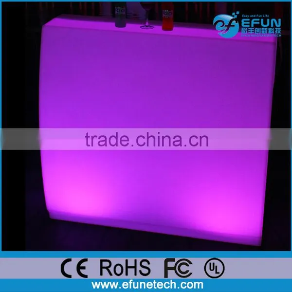 Rgb Color Led Coffee Shop Bar Counter,illuminated Shopping Mall Bar Counter photo-4