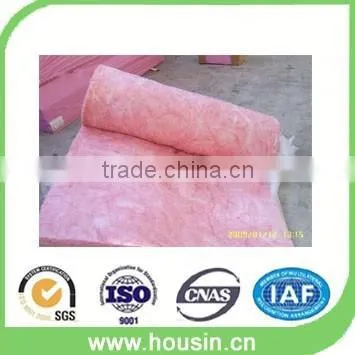 pink color heat insulation Fiber glass wool felt/fiber glass wool roll