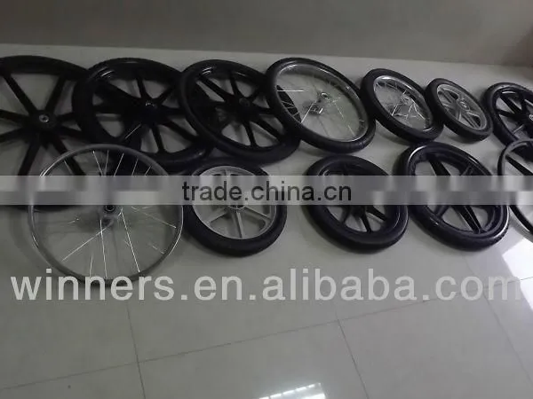 plastic and steel spoke wheels rims