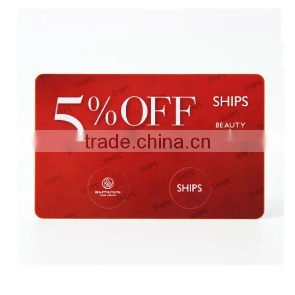 PVC Loyalty Discount Coupon Card Printing photo-6