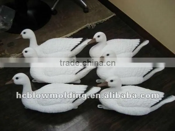 OEM Blow Molding Plastic HDPE Snow Goose Decoys Snow Geese Handicraft photo-5