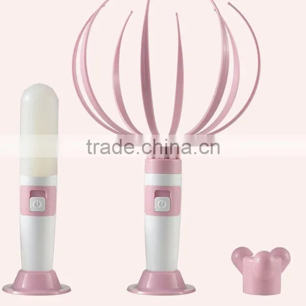 Cheap 3 in 1 Multifunctional Battery Operated Head Massager photo-5