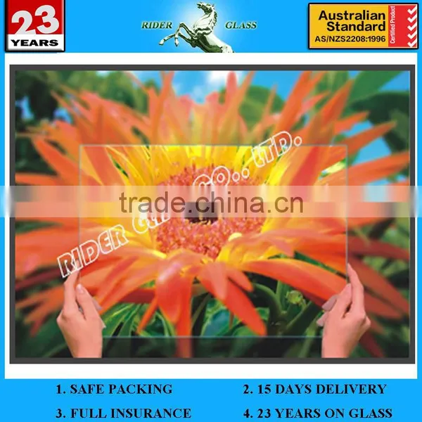 3.2/4mm EN12150 & SPF Solar Panel Toughened Glass photo-2