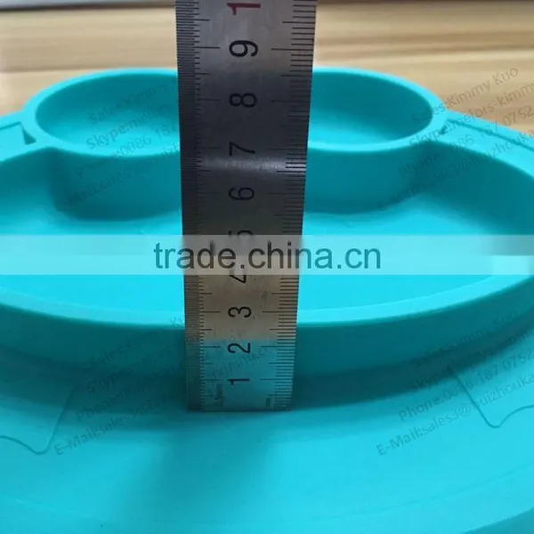 Hot Selling Silicone Plate Silicone Dinner Plate Silicone Kid Placemat photo-3