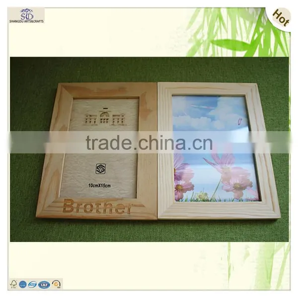 Wholesale Unfinished Paper Picture Art Craft Silk Screen Printing Wood Frame photo-5