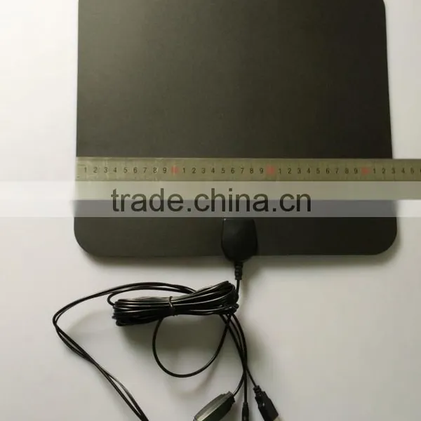 Factory HD Clear Digital Indoor TV Antenna, Free To Air Flat Amplified TV Antenna 50miles Range Strong Signal America TV Antenna photo-3