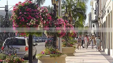 SOL Durable Self-watering Grow Pots Lamp Post Green Modular Vertical Planter photo-5