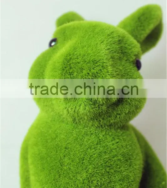 Home and Garden Easy Shopping Decorative 20cm Height Artificial Green Grass Moss Bunny Easter Rabbit E10 26T01 photo-6
