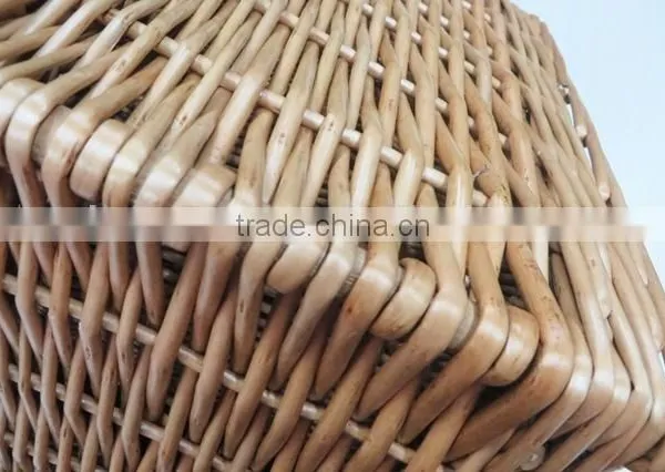 High Quality Wicker Hamper Empty Christmas Gift Basket photo-4