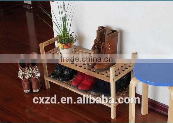 2016 New Style Walnut Shoe Rack photo-2