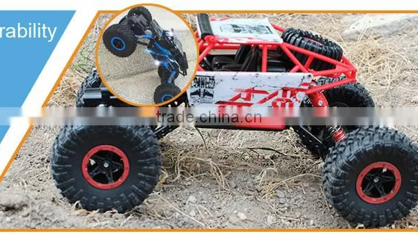 RC Car 4WD Rock Crawlers HB180B Off-Road Double Motors Vehicle 4x4 RC Bigfoot Truck photo-4