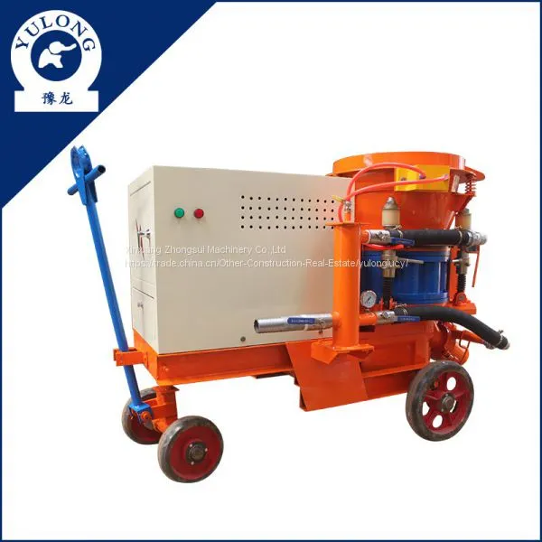 YULONG PZ-7 OEM Supplier Electric Dry Concrete Spraying Machinery