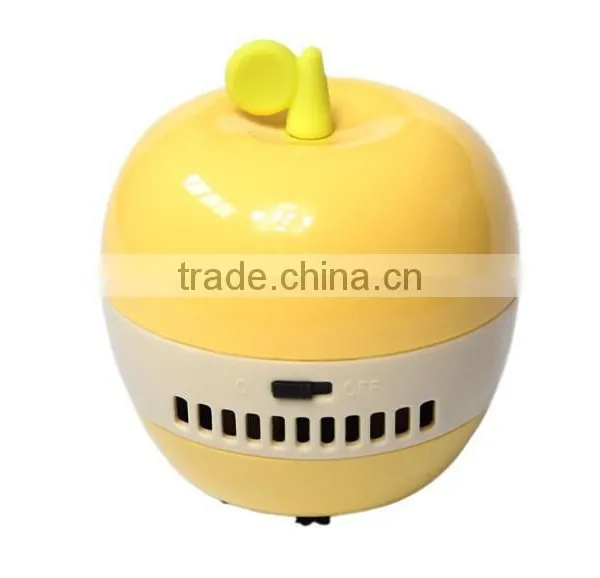 Wholesale Multicolor Mushroom Portable Desk Mini Plastic Apple Vacuum Cleaner photo-2