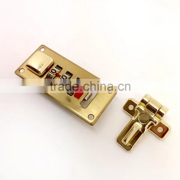 Combination Number Lock With Hasp for Pilot Case, Combination Lock With Push Buttom for Suitcase, Right Hand photo-4