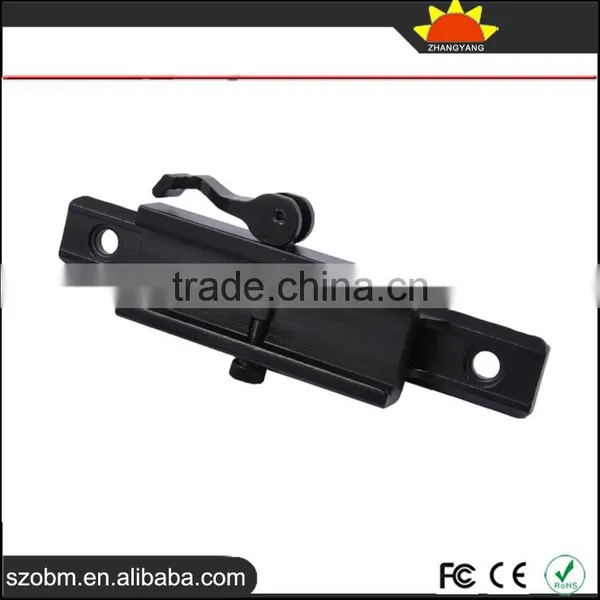 D0038 Aluminum Alloy 21mm Tactical Flashlight Gun Mount Quick Disassembly Rail Adaptor photo-3