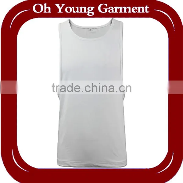 Custom Man Elongated Gym Shark Tank Top Online Shopping