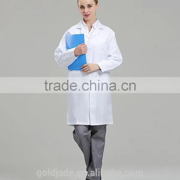 White Medical Coats Labcoat Medical Scrubs Doctor Uniform Nurse Clothing photo-2