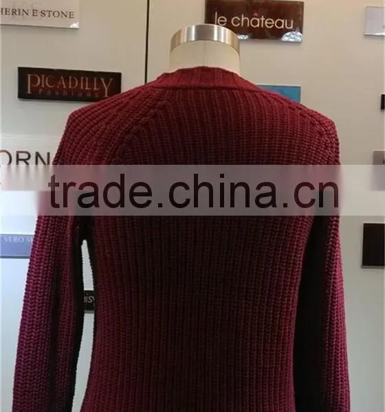 2015 New Fashion Knitting Sweater With Long Sleeve Pullover photo-3