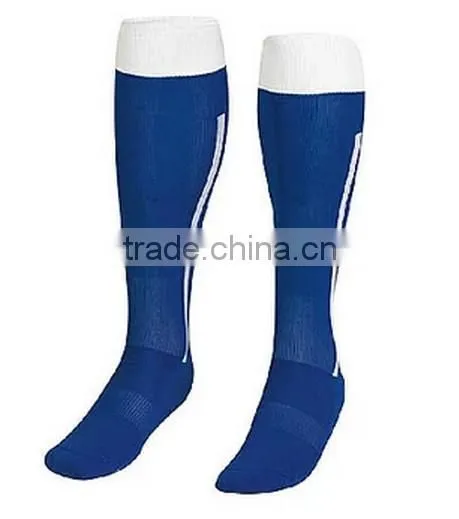 Quality Knee High Custom Soccer White Football Socks photo-2
