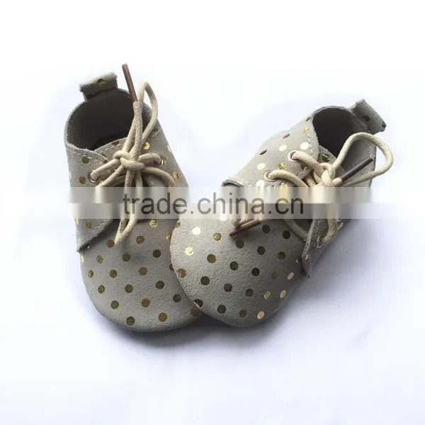 Latest Popular Baby Suede Moccasins Baby Leather Shoes photo-2