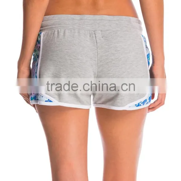 Factory Wholesale Custom Fashion Beach Breathable Plain Ladies Shorts photo-3