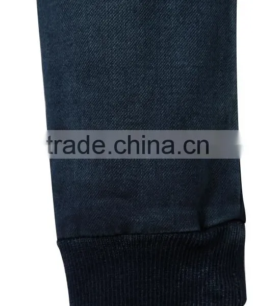 Guangzhou Jeans Market New Model Jeans Pent Style Wholesale Kids Jeans With Rib Hem photo-4