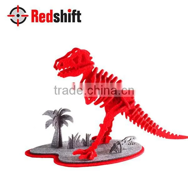 Craft Project for Kids Children Crafts T Rex 3D Felt Puzzle photo-2