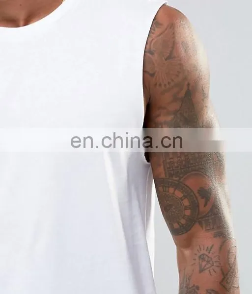 Healy no Label High Quality Gym Sport Cotton Custom Spandex Bodybuilding Tank Top Men photo-4