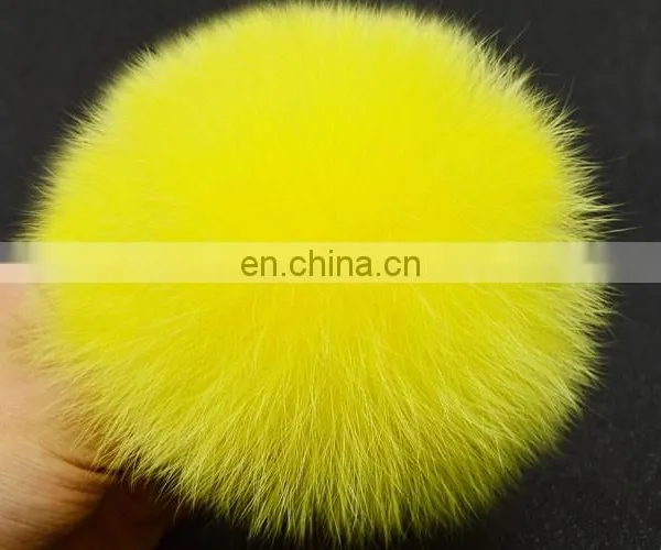 2016 Fashion Genuine Fox Fur Garment Accessory Pom Pom Fur Balls