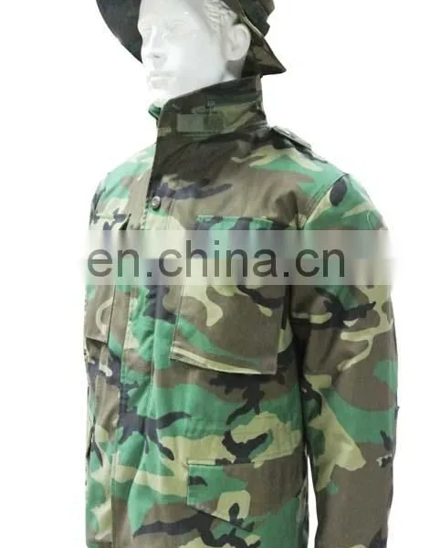Hot Sale Army Woodland Camouflage Military Army M65 Jacket photo-4