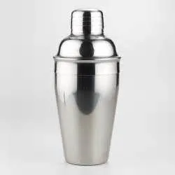 Elegant Eco-Friendly Metal Cocktail Shaker 350ml