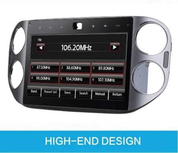 Volkswagen Navigation Waterproof Car Radio 9 Inch 3g